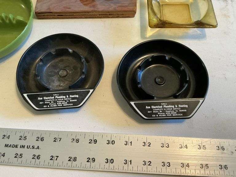 Ashtrays and string holder