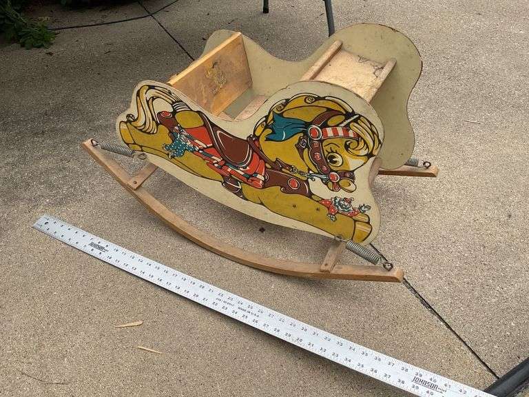 Vintage child's rocking horse
