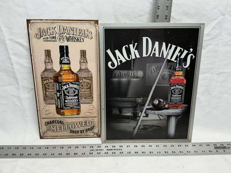 Jack Daniel's tin signs