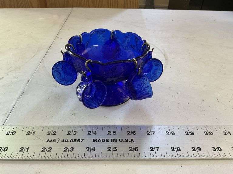 Miniature punch bowl set