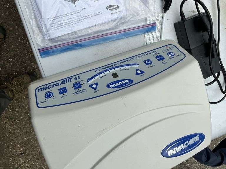 Invacare micro air 65 medical bed and frame
