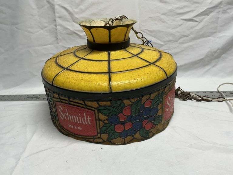 vintage Schmidt Beer light
