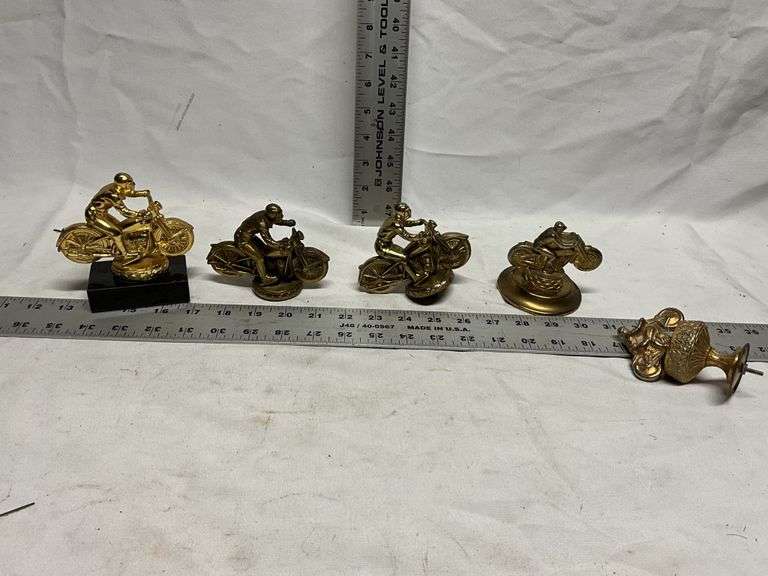 Vintage motorcycle trophy parts