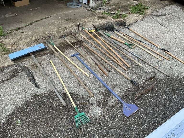 Large assortment of hand tools
