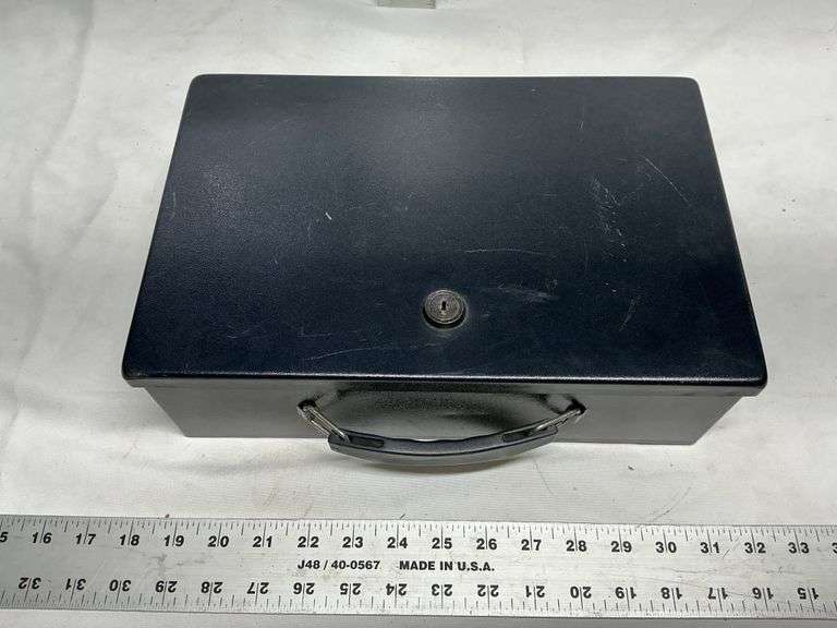 Lock box with key