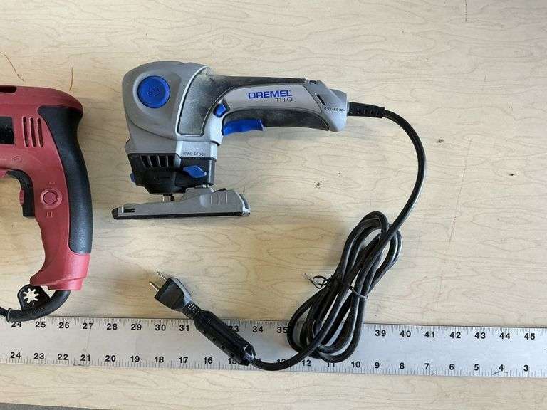 Dremel Trio and Black & Decker router and drill