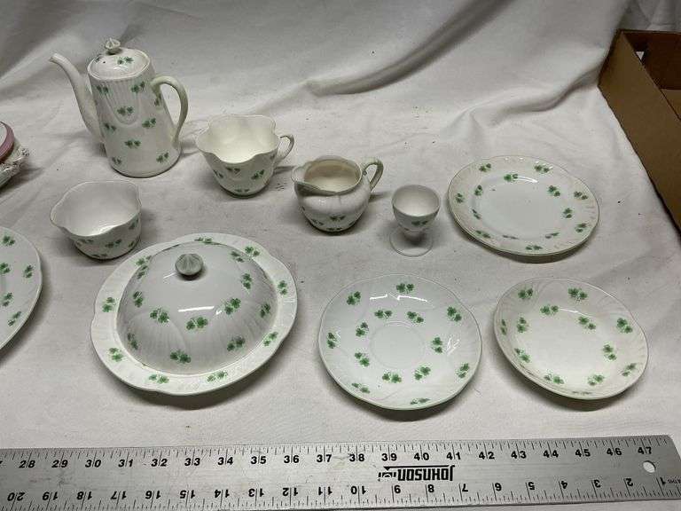 Royal York shamrock porcelain dishes, etc.