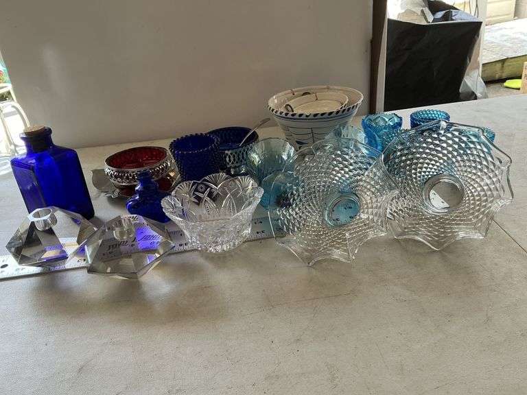 Candles, candle holders, etc.