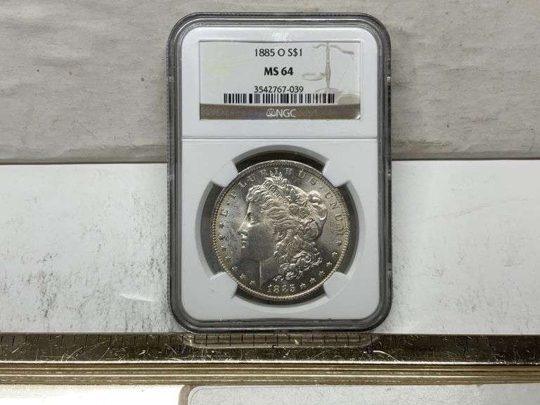 1885 O Morgan Silver Dollar