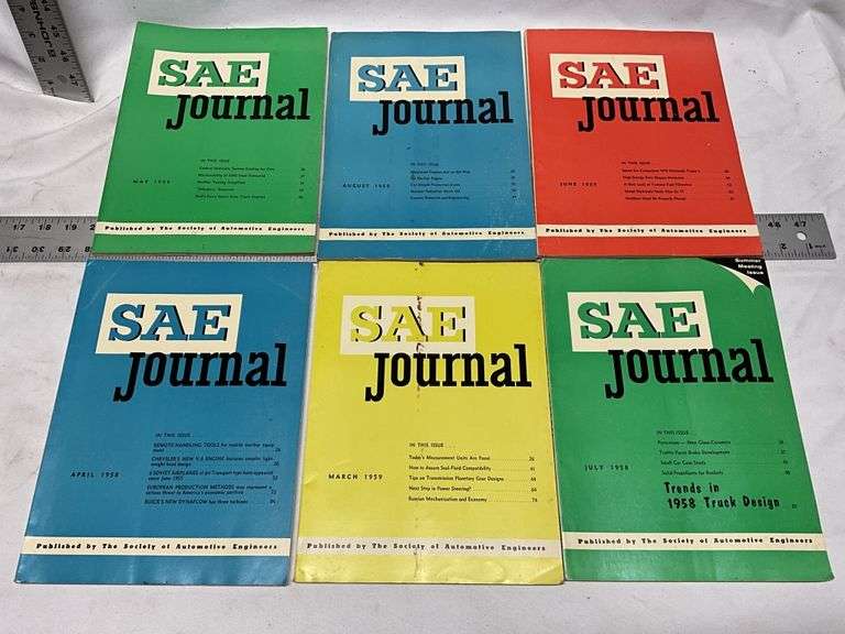SAE journals, and handbooks