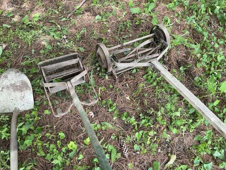 Push mower/cultivators