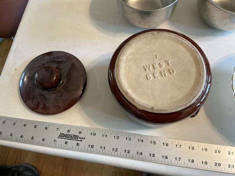 Stainless steel/Fire King bowls