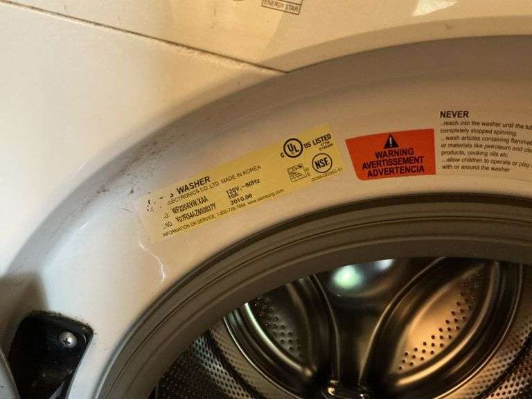 Samsung washer, buyer removes from main level!