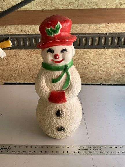 22" blow mold snowman