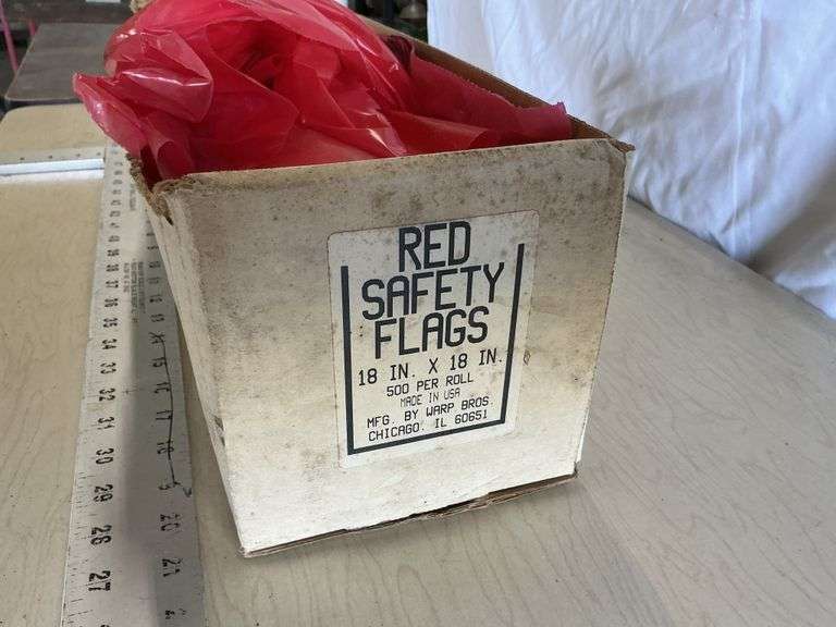 Safety flags, Partial roll.