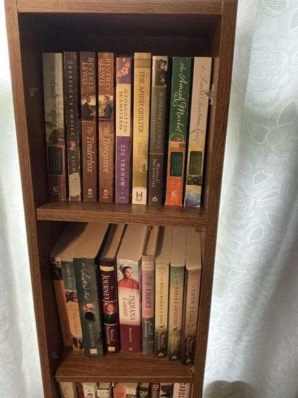 Amish romance books and shelf