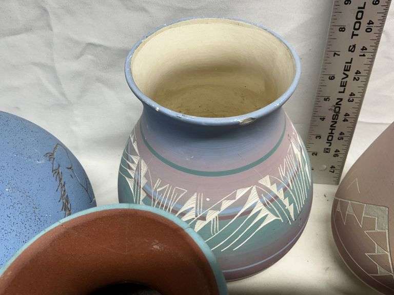 Southwestern vases, etc