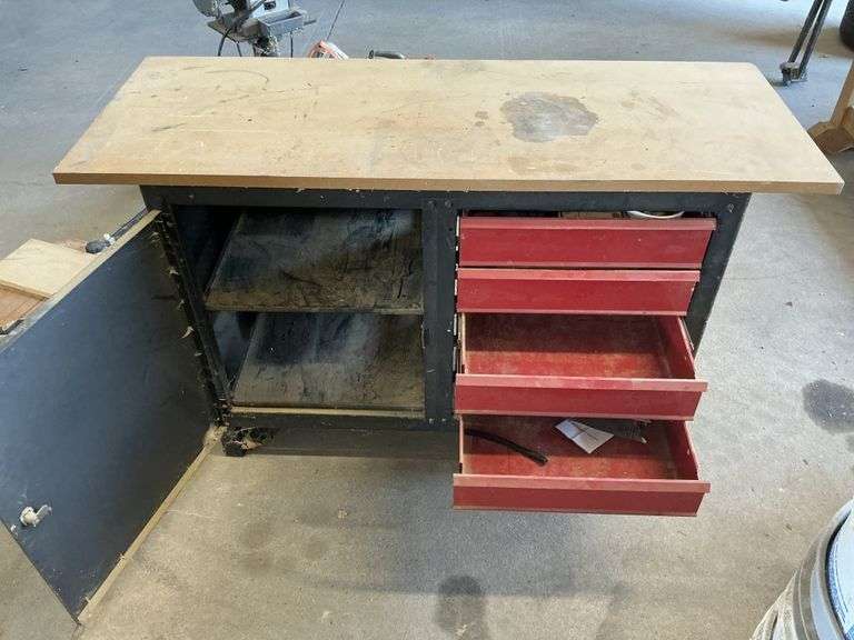 Tool bench 54" x 21" x 34"