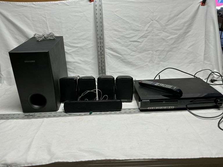 Samsung DVD player, speakers