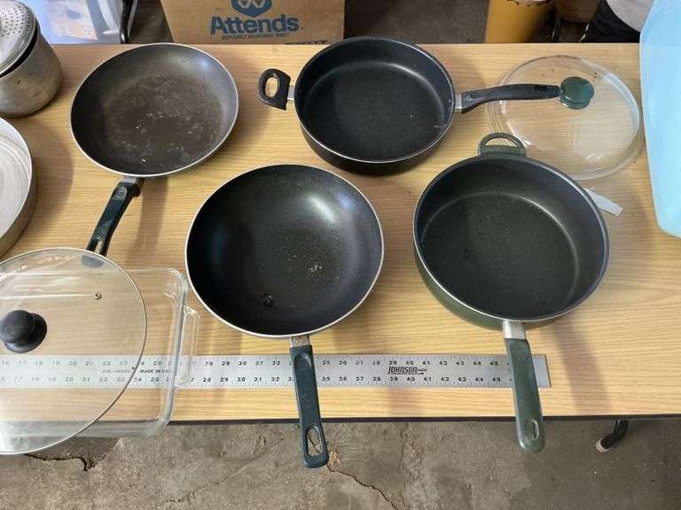 Anchor Hocking baking pans and fry pans
