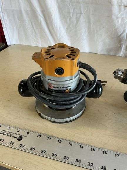 Dremel Trio and Black & Decker router and drill