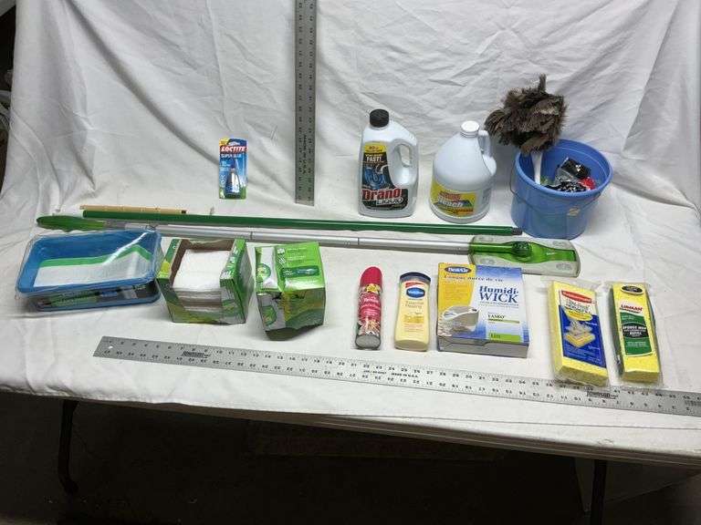 Swiffers/cleaners etc.
