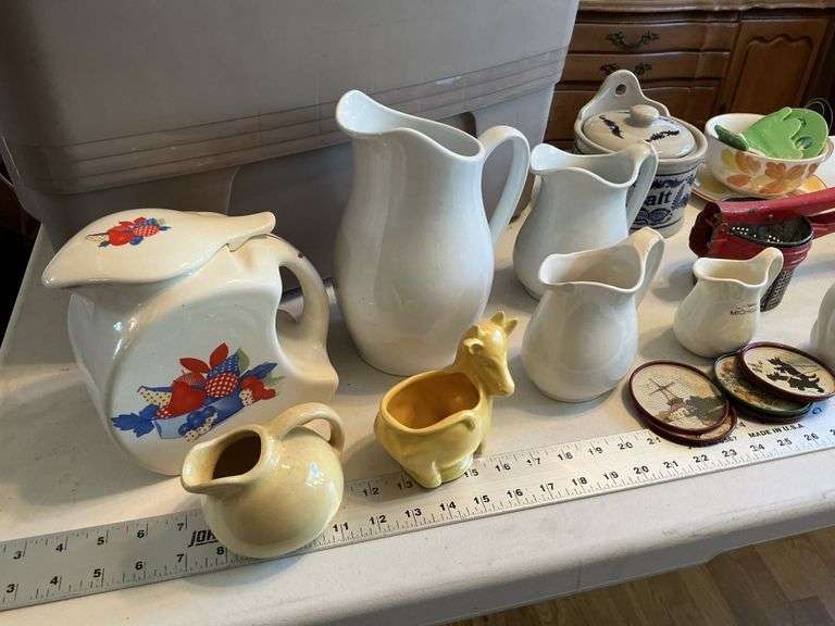 Water pitchers/molds, etc.