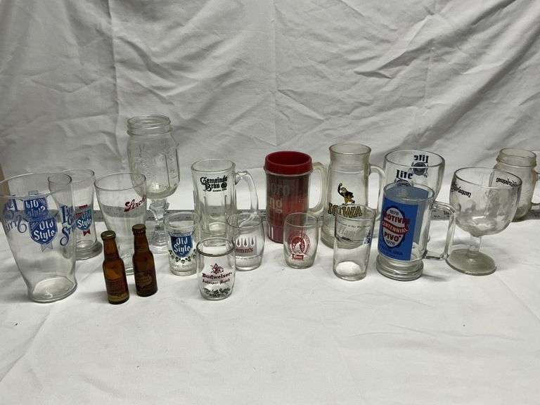 Misc beer glasses, etc