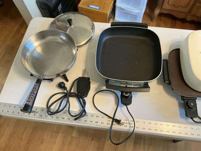 Fry pans and griddle