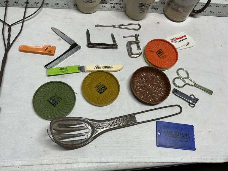 Advertising items, etc