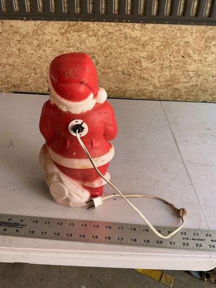 14" blowmold Santa