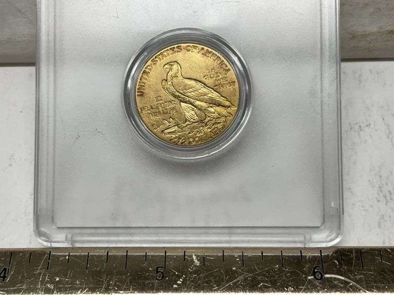 1908 Indian head quarter eagle $2.50 gold piece
