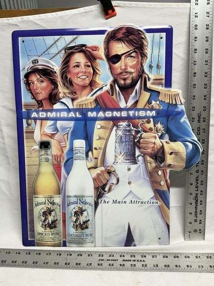 Admiral Nelson's Rum sign