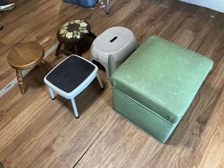 Costco step-stools, ottoman, etc.