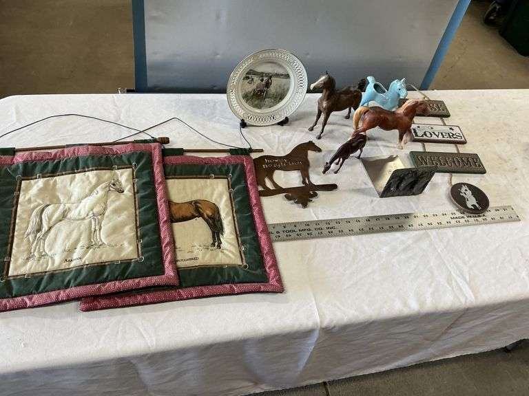 Breyer horses, horse decor