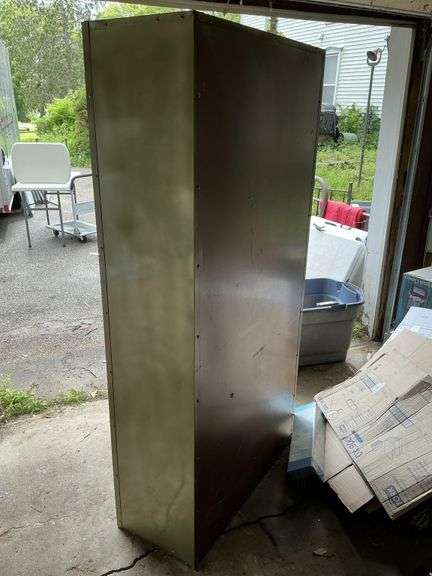 Metal cabinet 3' x 6' x 15"