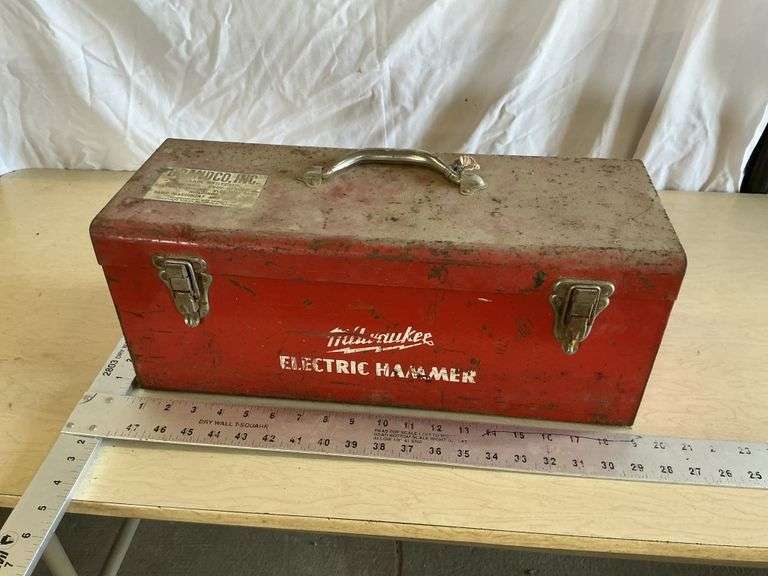 Milwaukee electric hammer drill and bits