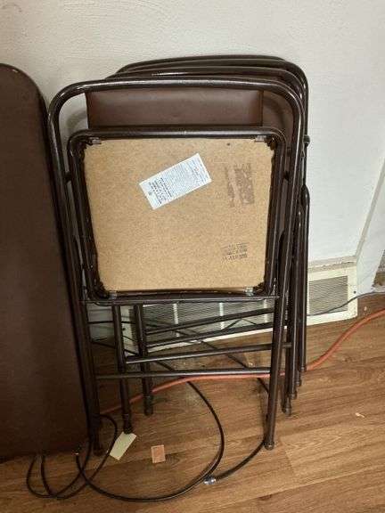Card table and chairs