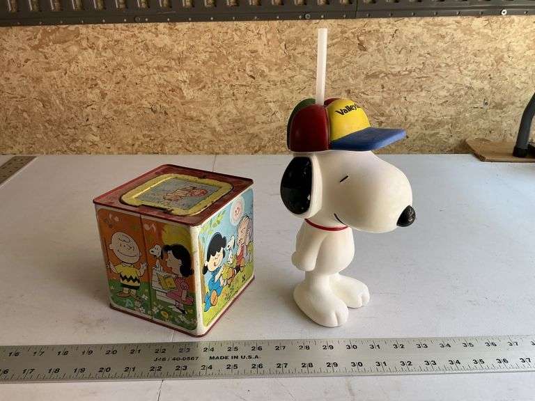 Snoopy water bottle and jack in the box, does not work