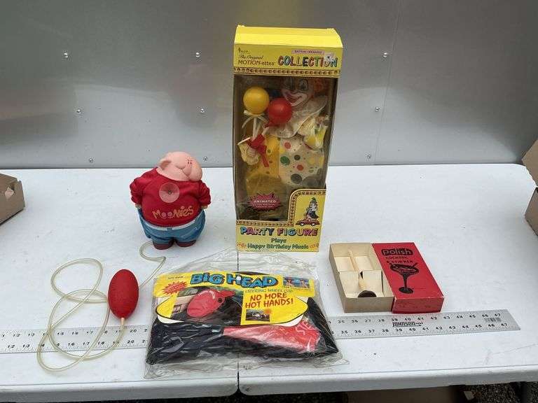 Novelty items, etc.