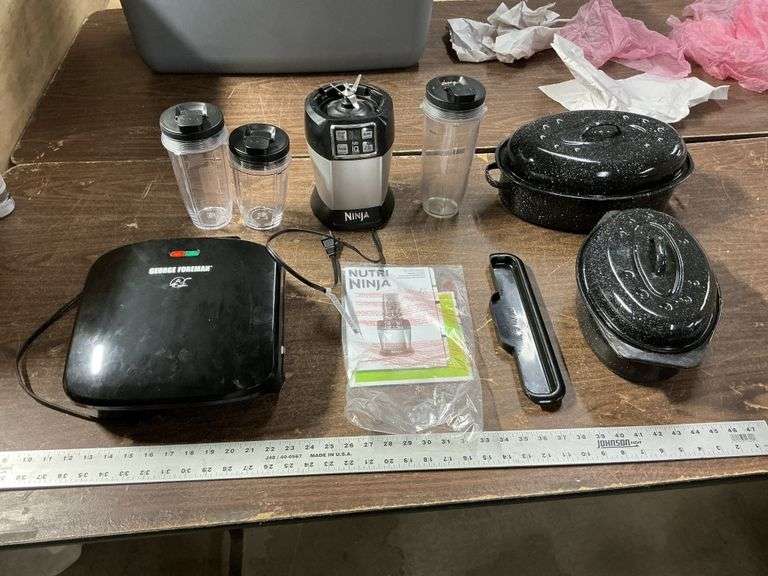 Enamelware/Ninja blender etc.