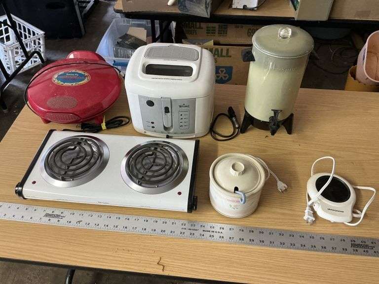 Hot plate/fryer/coffee maker