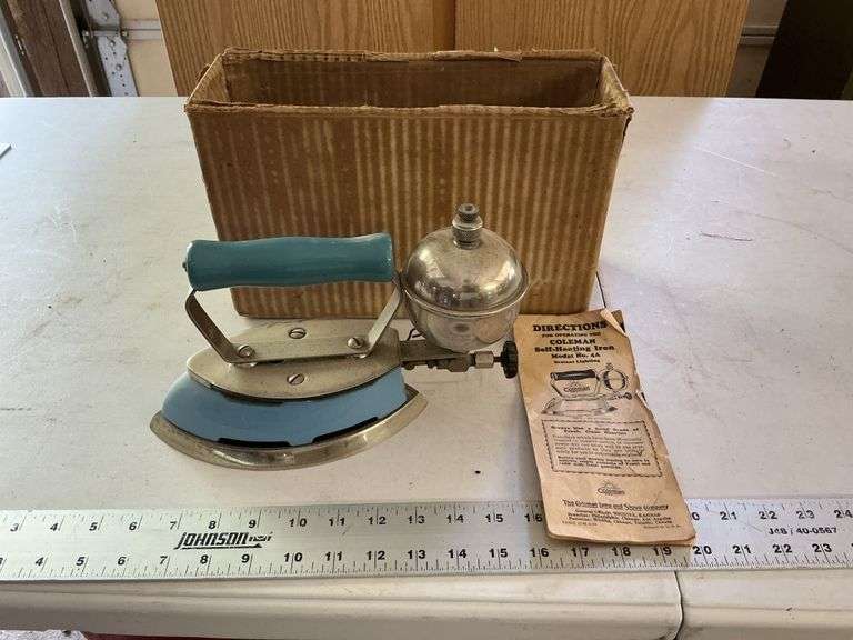 Coleman self heating iron