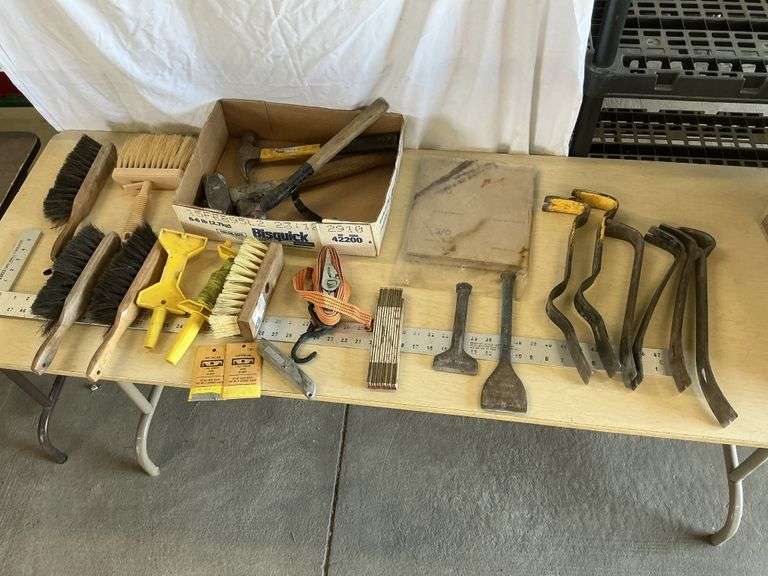 Pry bars/chisels/brooms