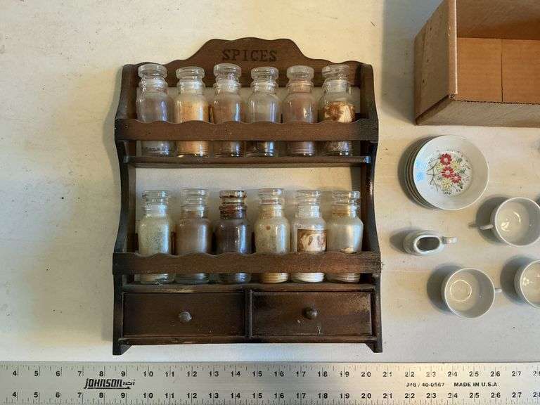 Tea set/space rack, etc.