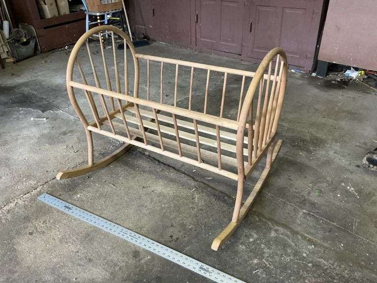 Wooden cradle