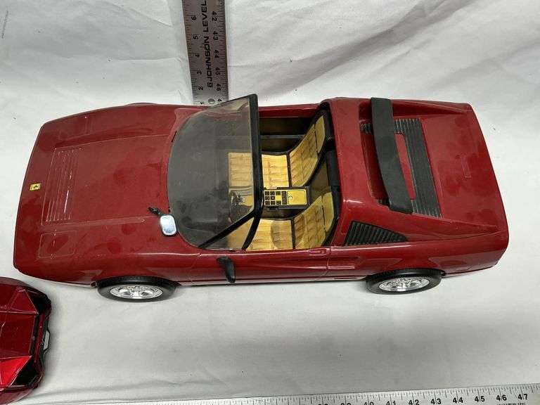 Plastic toy cars
