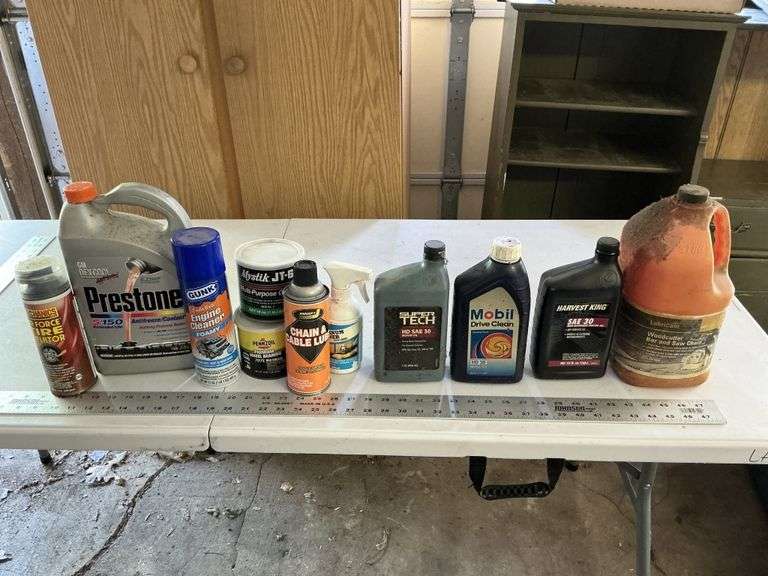 Partial oil and fluids