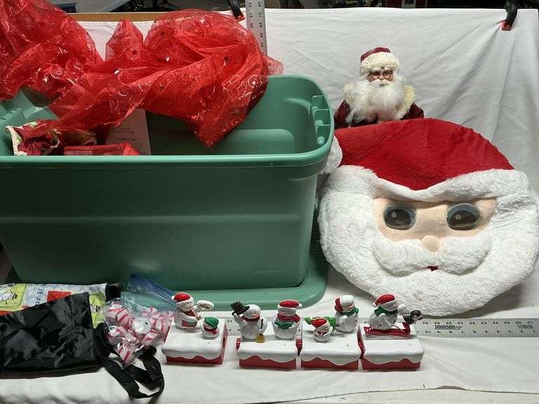 Christmas items with tote