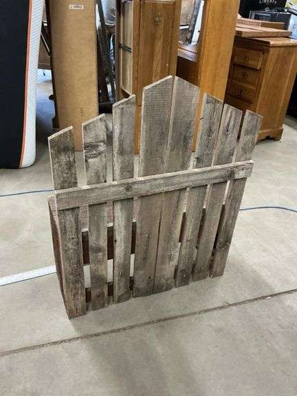 Decorative barn wood bench